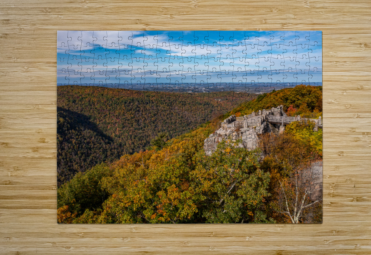 Coopers Rock state park overlook near Morgantown Steve Heap Puzzle printing