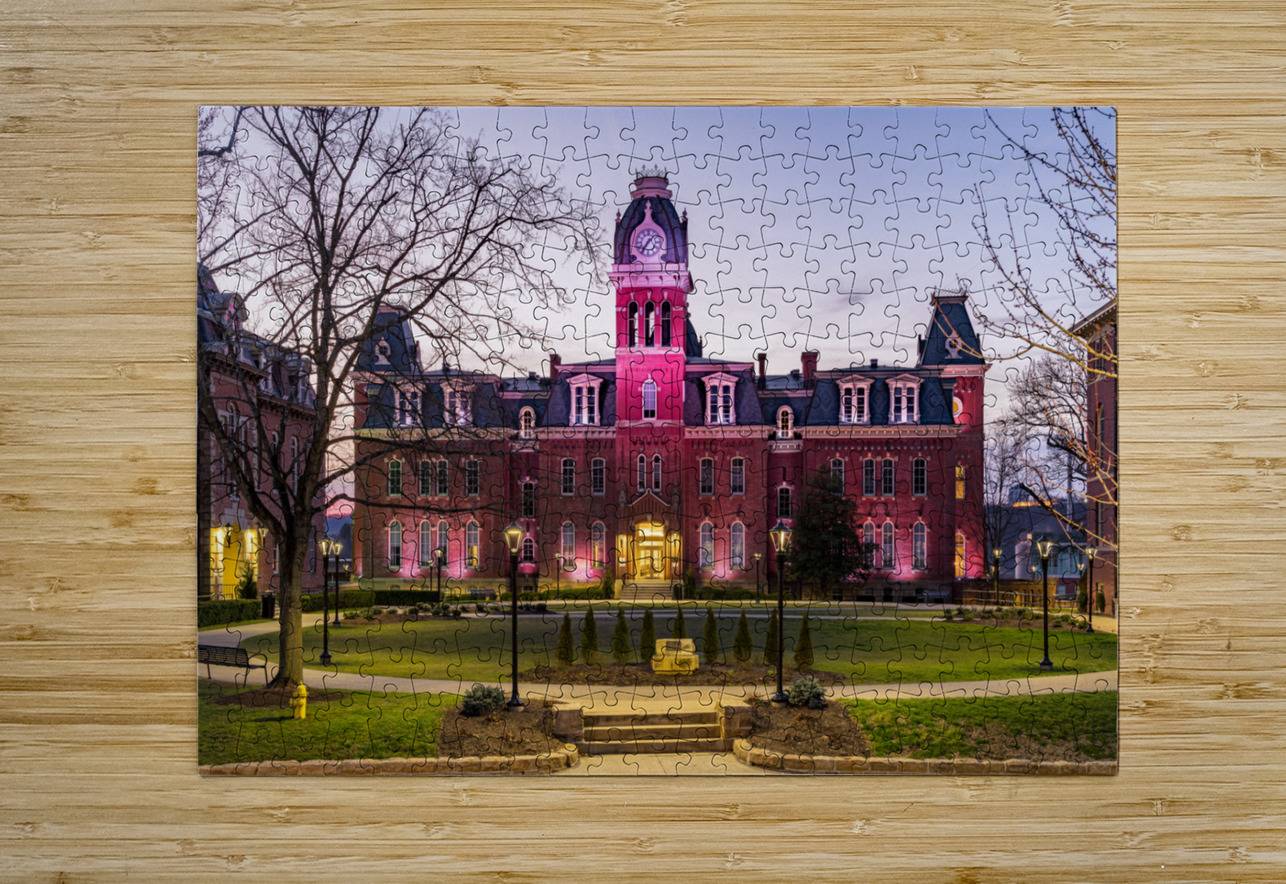 Woodburn Hall at West Virginia University in Morgantown WV Steve Heap Puzzle printing