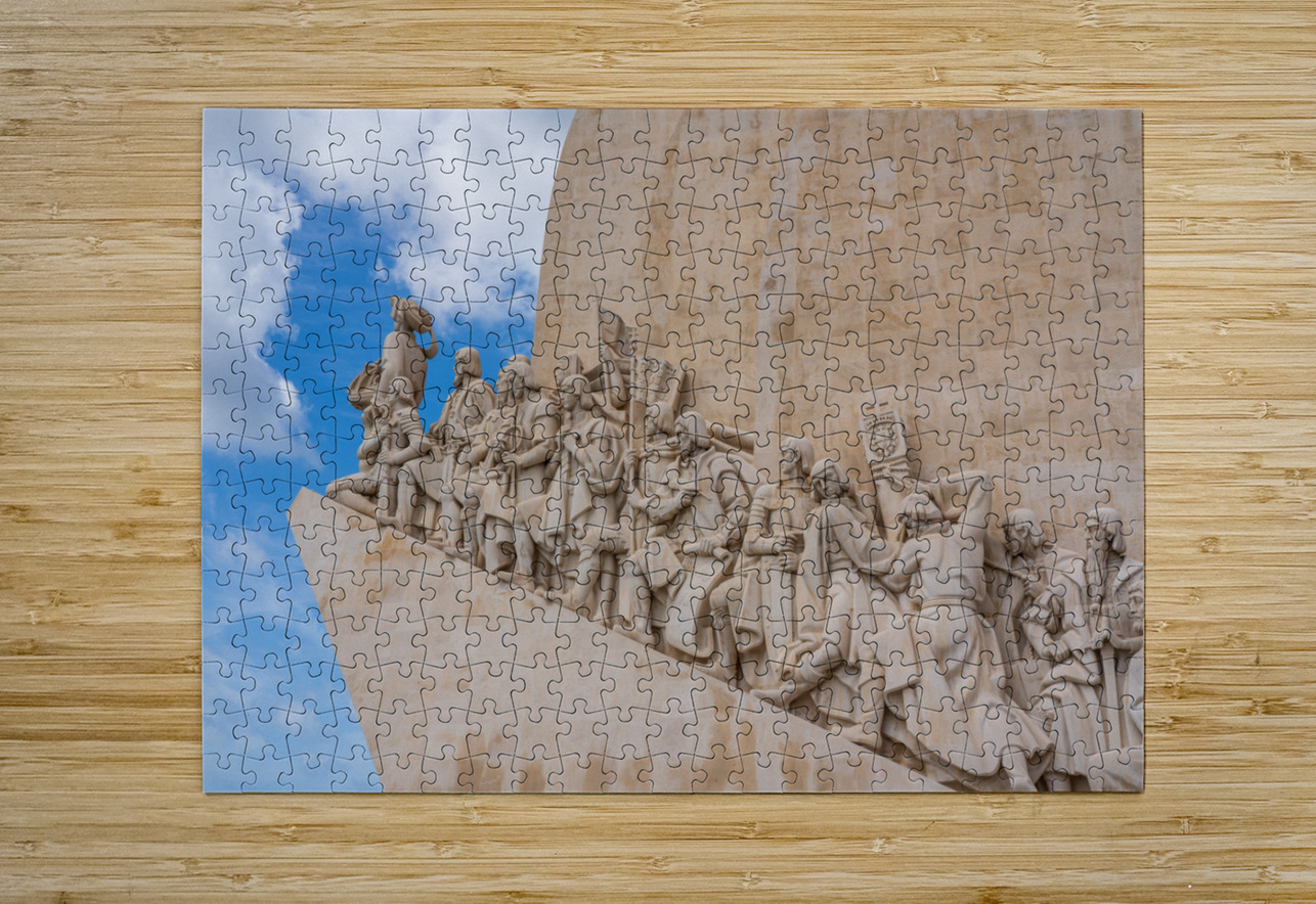 Monument of the Discoveries in Belem near Lisbon Steve Heap Puzzle printing