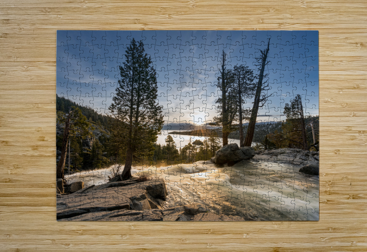 Emerald Bay on Lake Tahoe at sunrise Steve Heap Puzzle printing