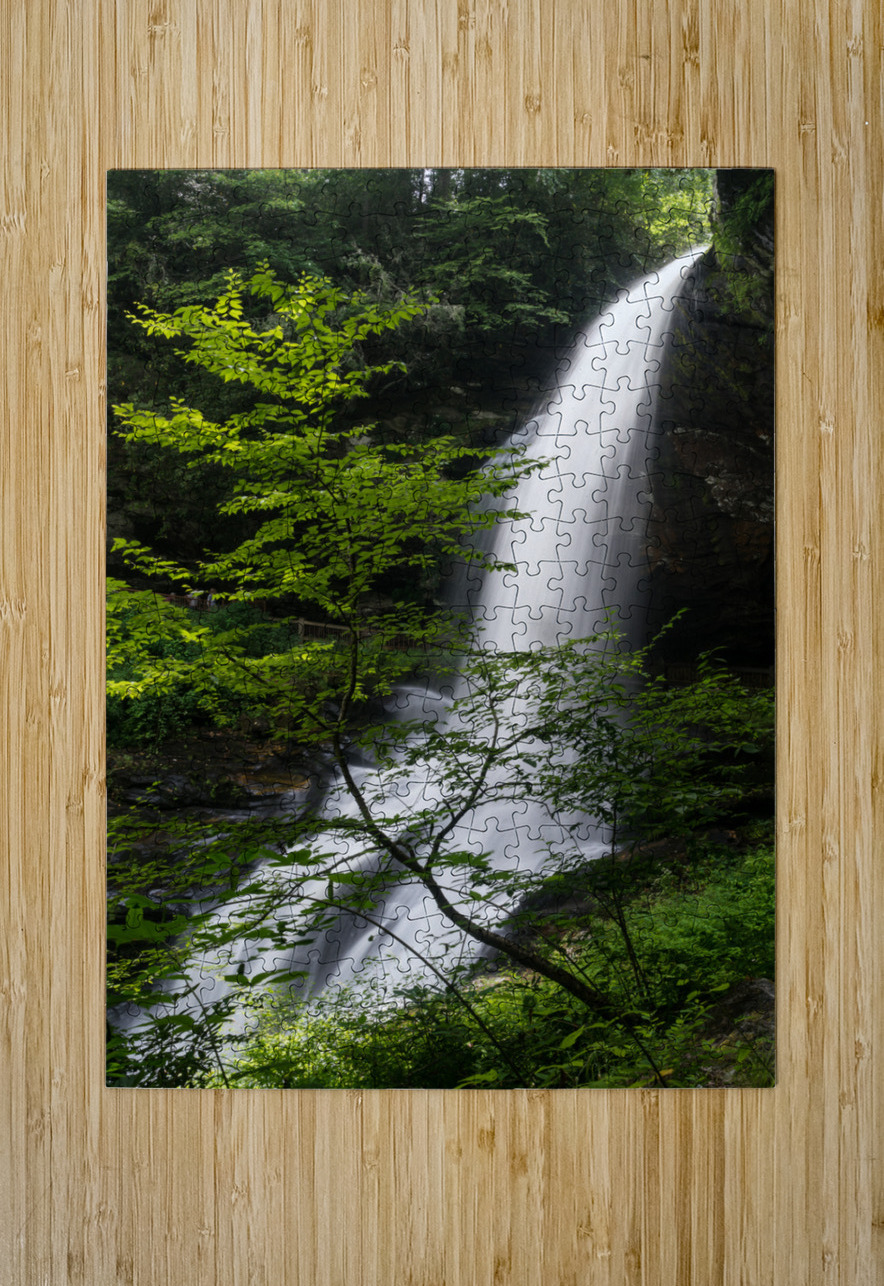 Dry Falls Waterfall near Highlands NC Steve Heap Puzzle printing