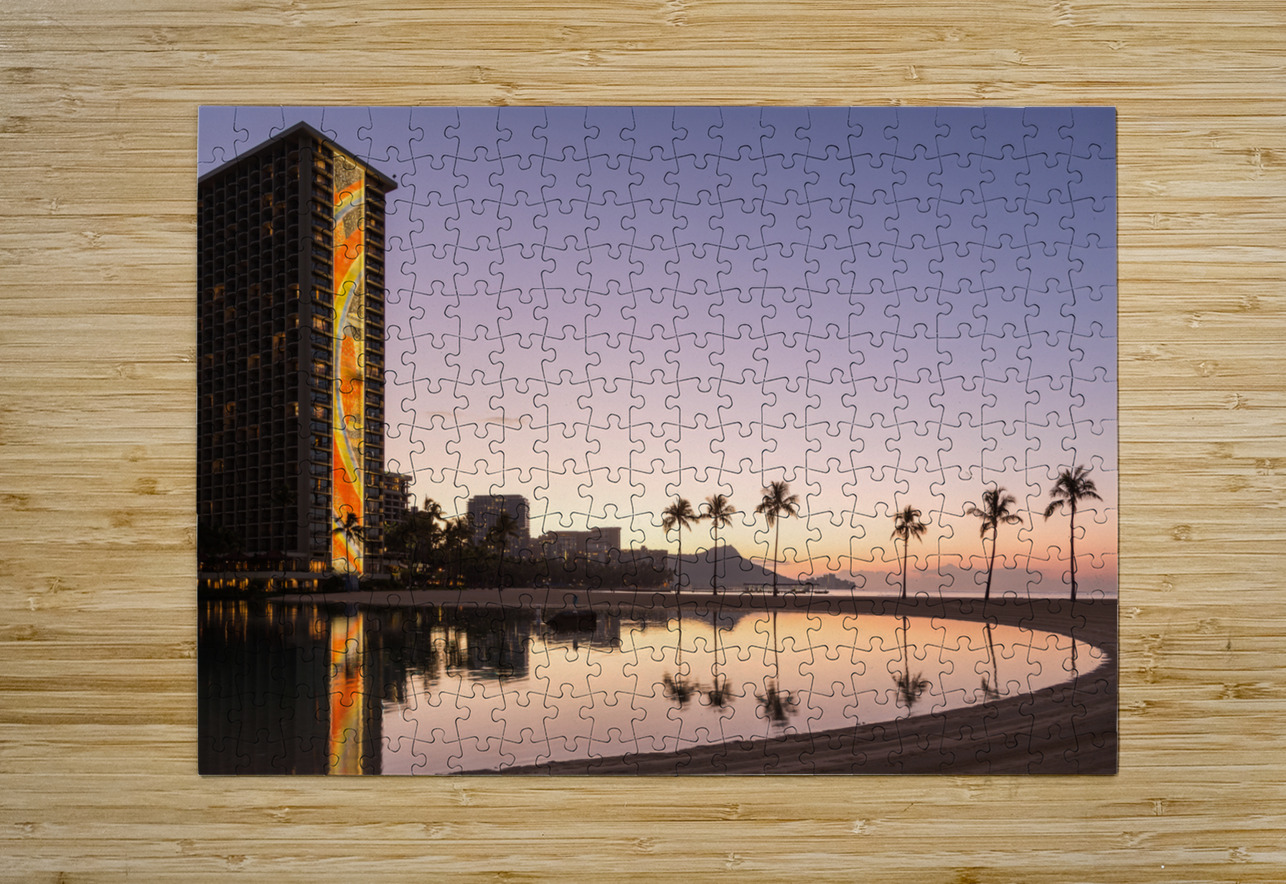 Newly restored tiling mural on Rainbow Tower Steve Heap Puzzle printing