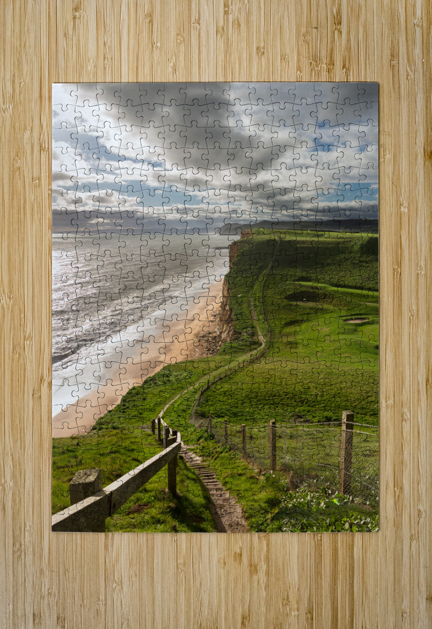 Path on cliffs at West Bay Dorset in UK Steve Heap Puzzle printing