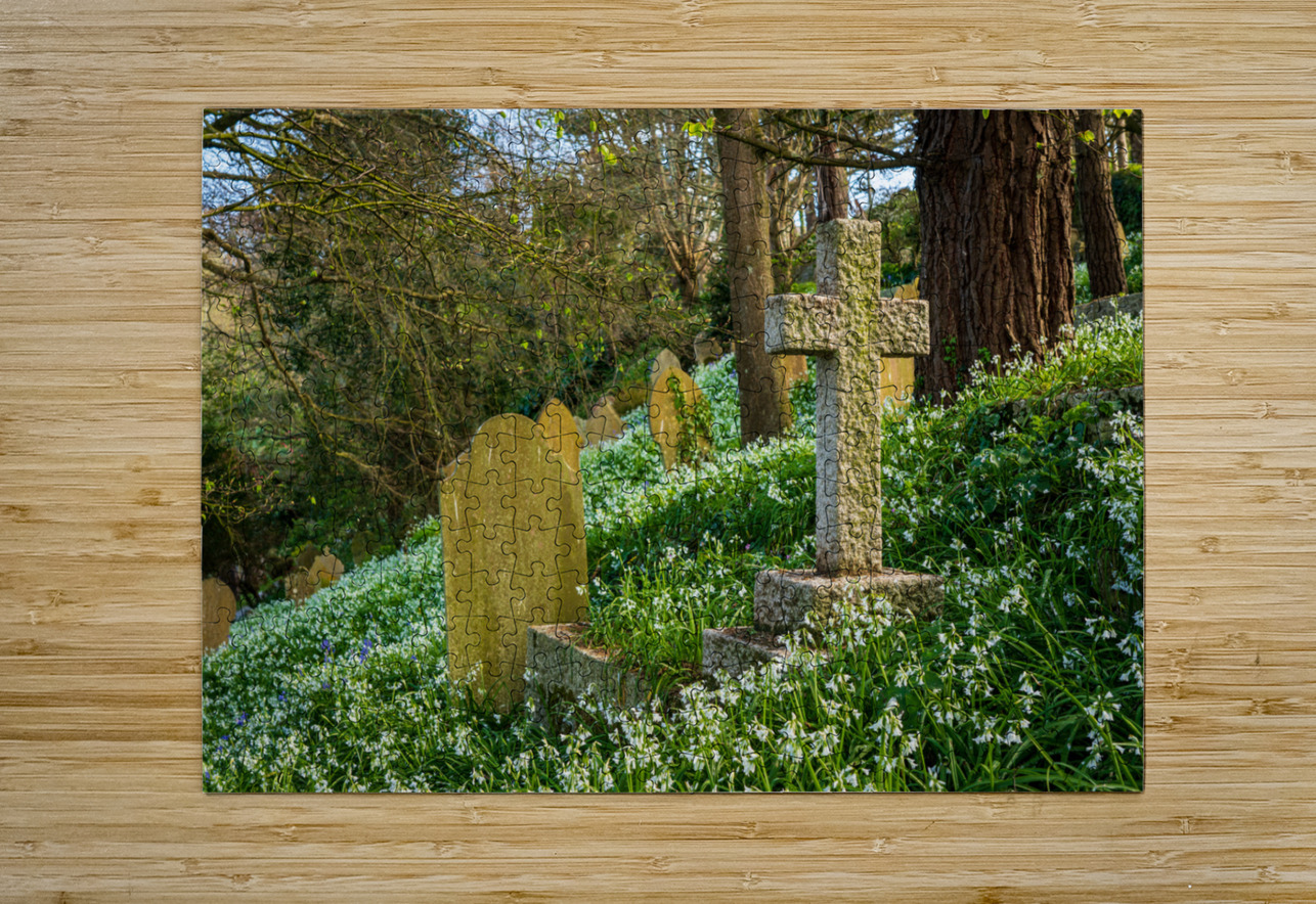 St Just in Roseland parish church in Cornwall UK Steve Heap Puzzle printing