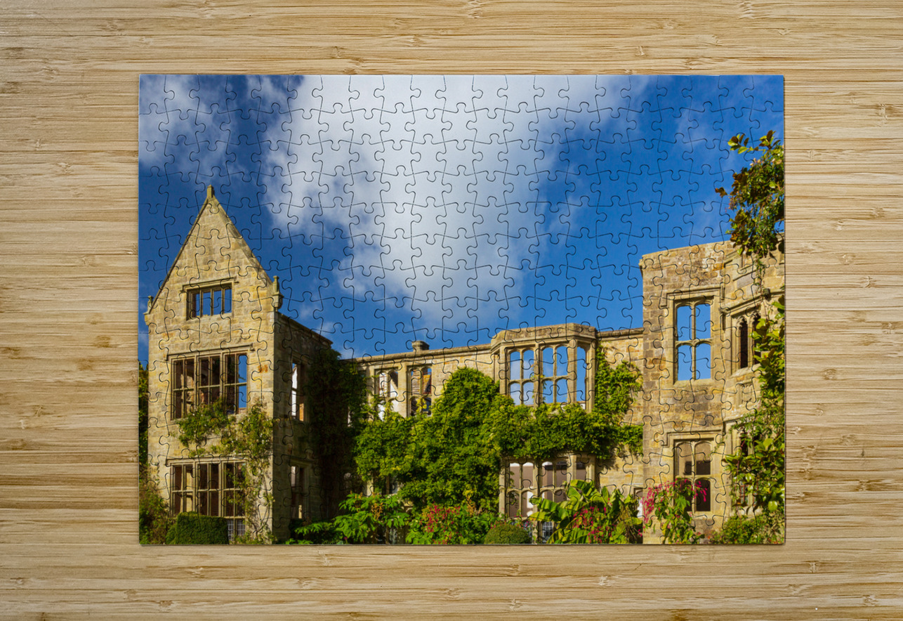 Abandoned historic British building with no roof Steve Heap Puzzle printing