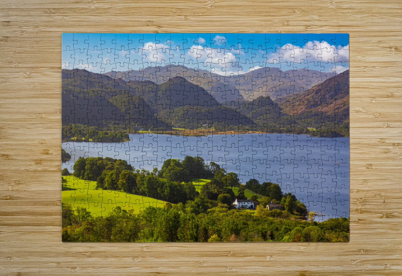 Detail of Derwent Water in Lake District Steve Heap Puzzle printing