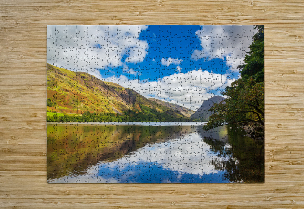 Reflections in Buttermere in Lake District Steve Heap Puzzle printing