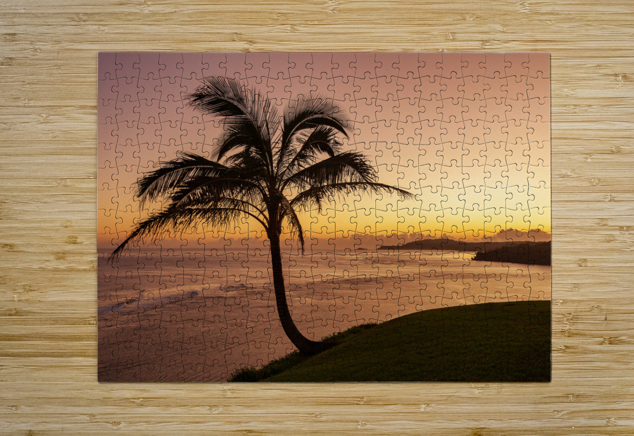 Sunrise in Kauai from Princeville Steve Heap Puzzle printing