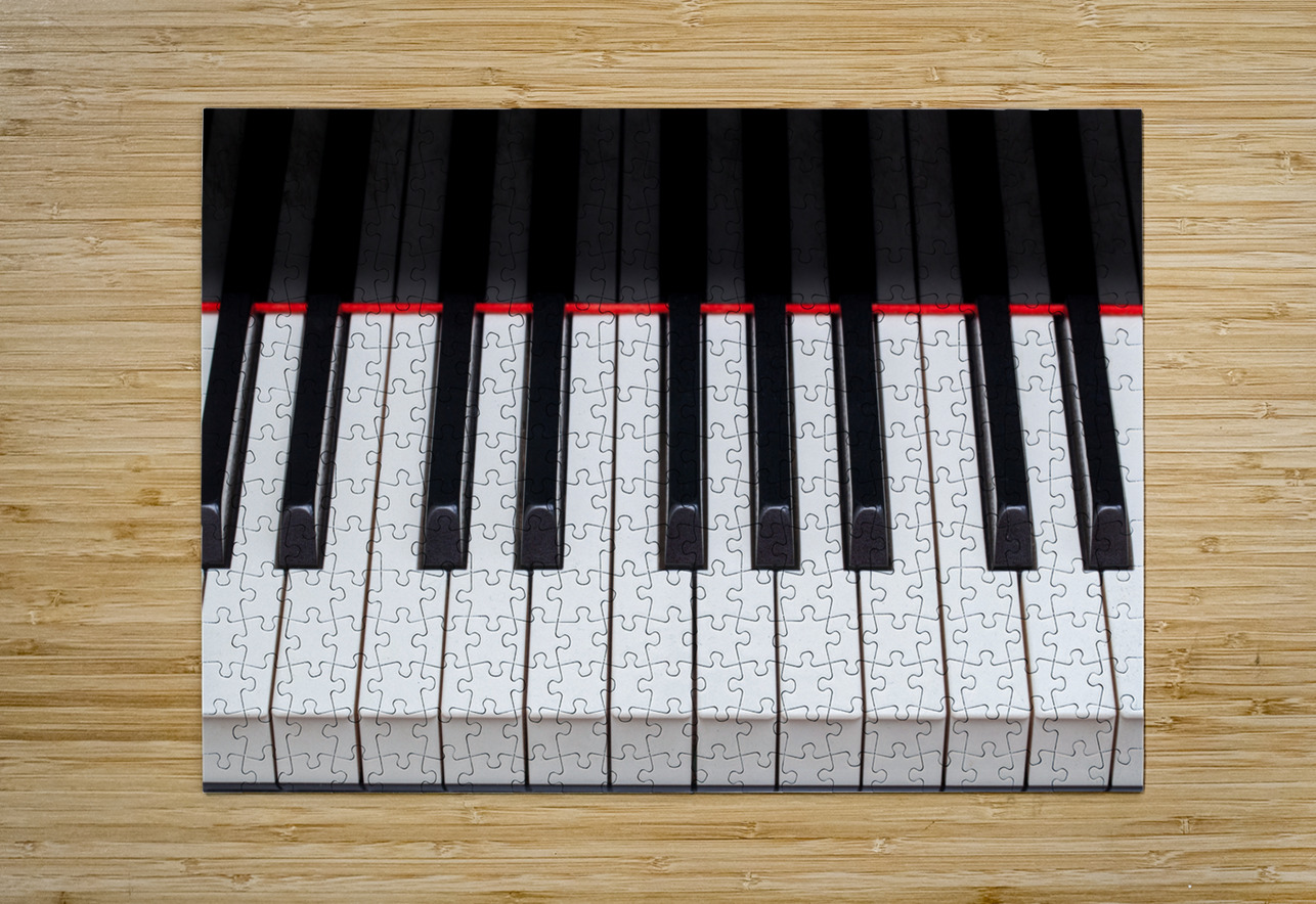 Close up of piano keys Steve Heap Puzzle printing