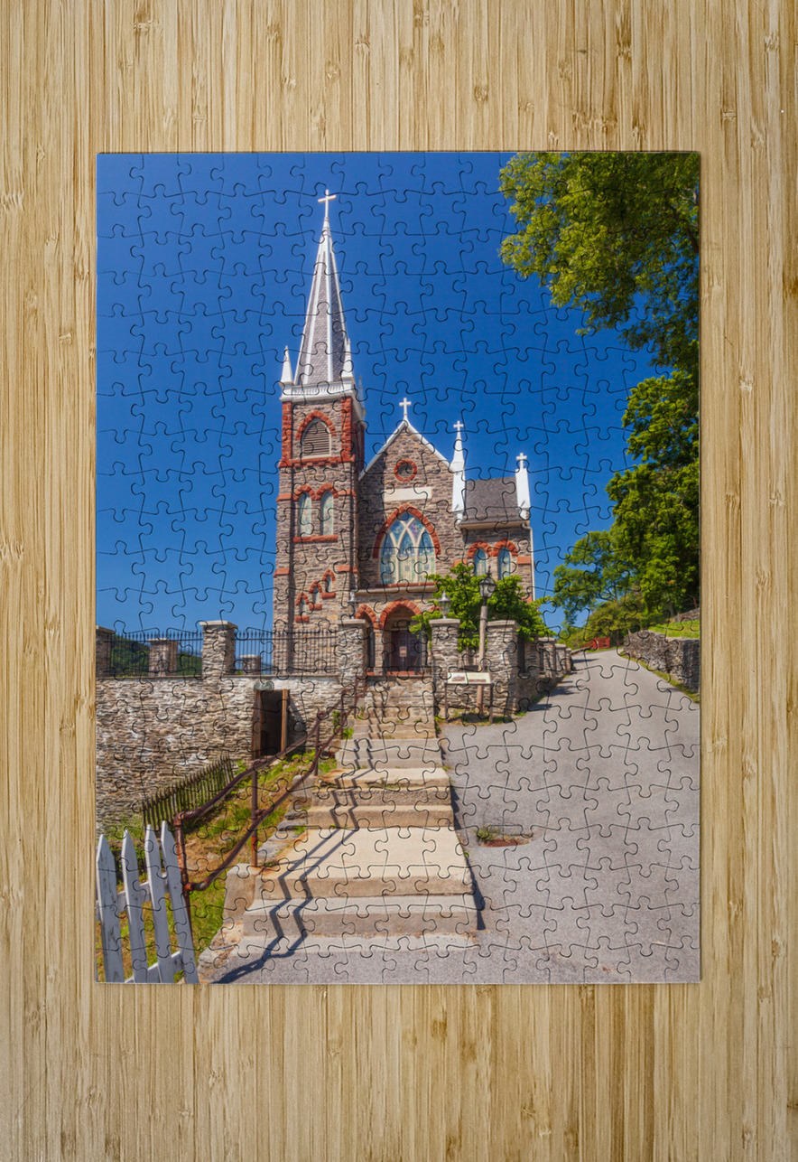 Stone church in National Park Steve Heap Puzzle printing