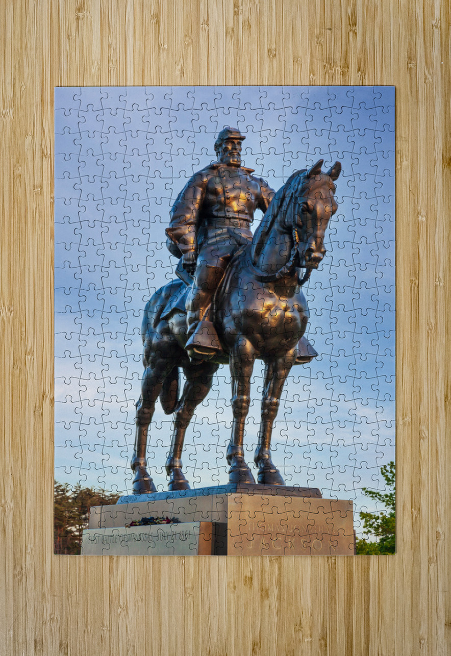 Statue of Stonewall Jackson Steve Heap Puzzle printing