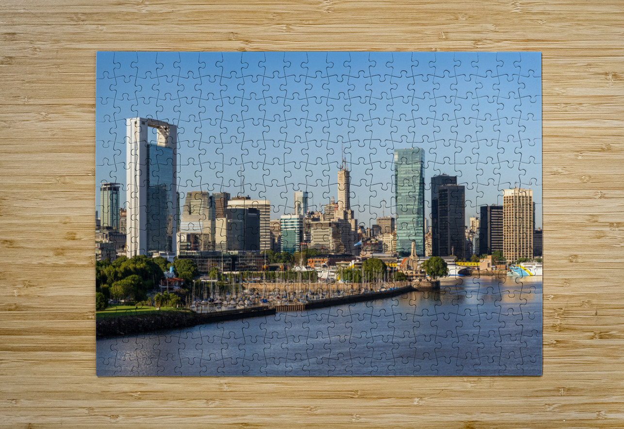 Marina for yachts in the city of Buenos Aires in Argentina Steve Heap Puzzle printing