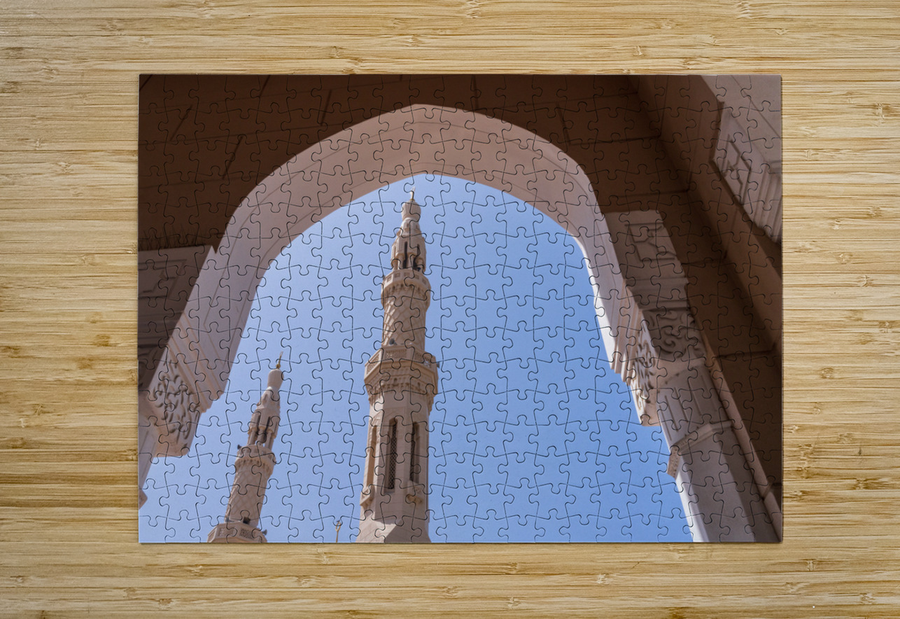 Jumeirah Mosque in Dubai which is open to visitors for education Steve Heap Puzzle printing