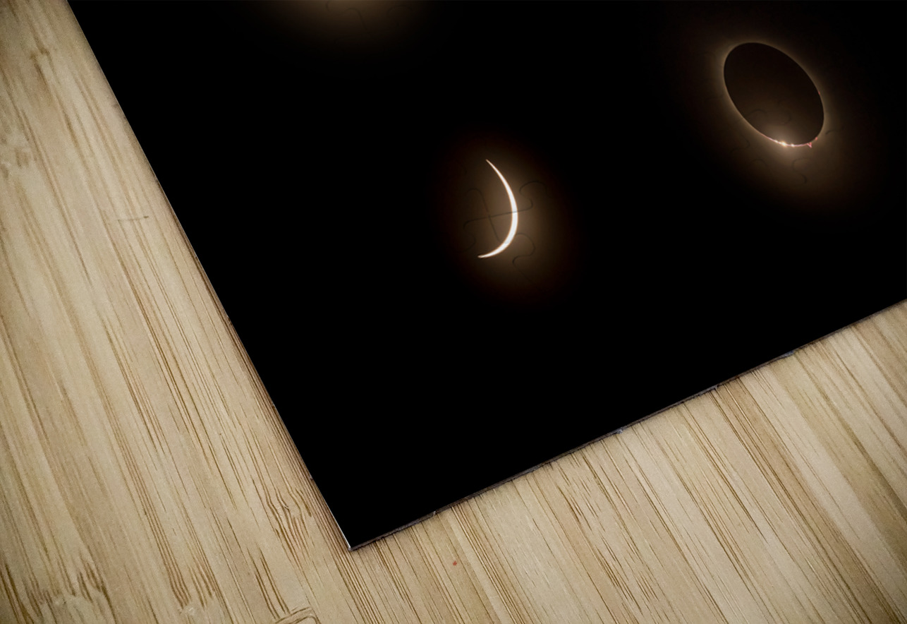 Composite of the stages of 2024 solar eclipse Steve Heap Puzzle