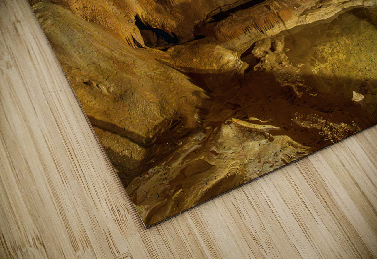 Geologic formations of stalactites and stalagmites in Texas cave Steve Heap Puzzle