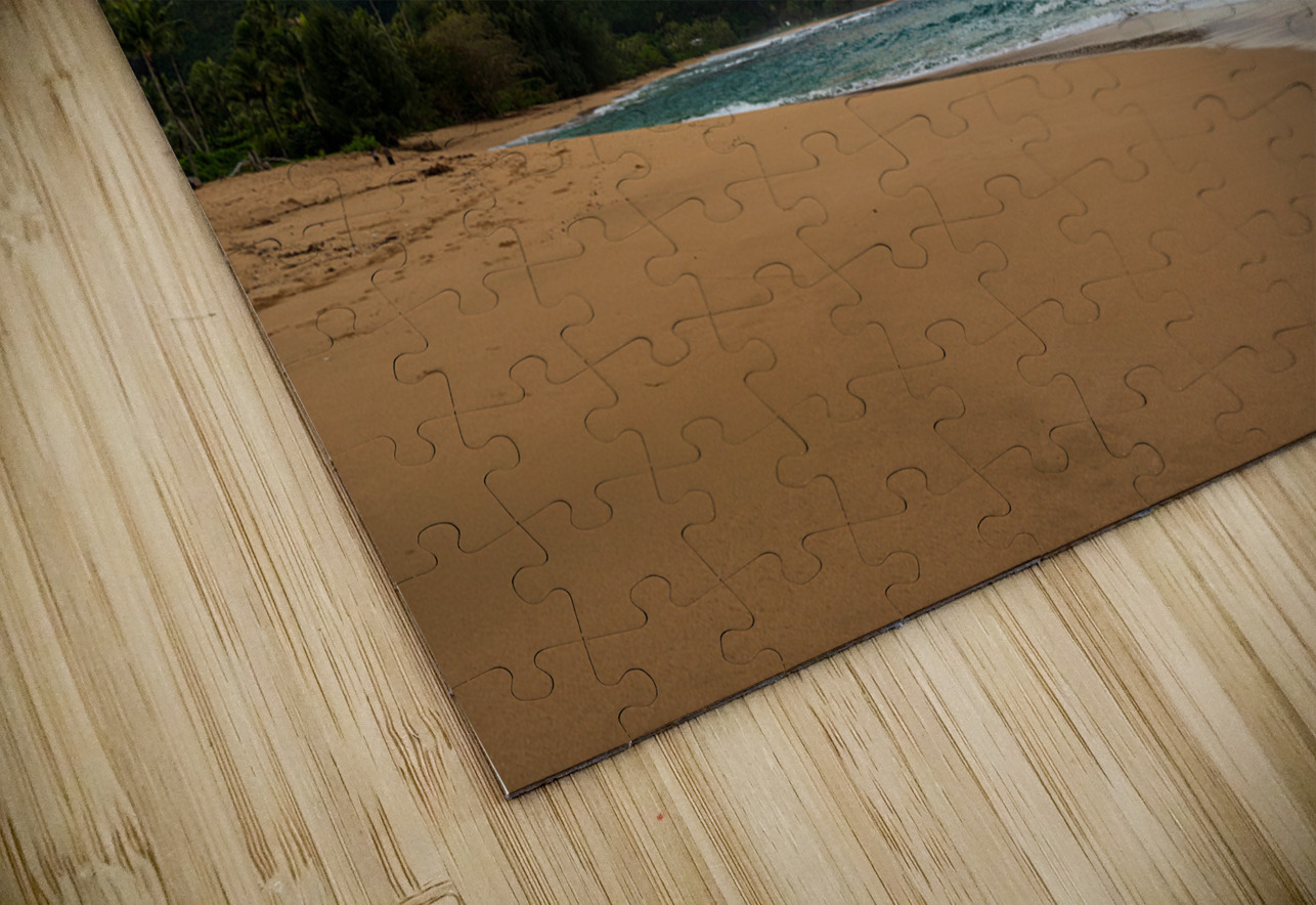 Early morning sunrise over Tunnels Beach on Kauai in Hawaii Steve Heap Puzzle