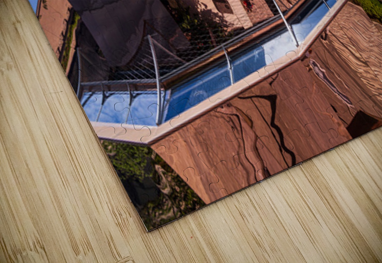 Reflective surface of the Vessel in Hudson Yards Manhattan Steve Heap Puzzle
