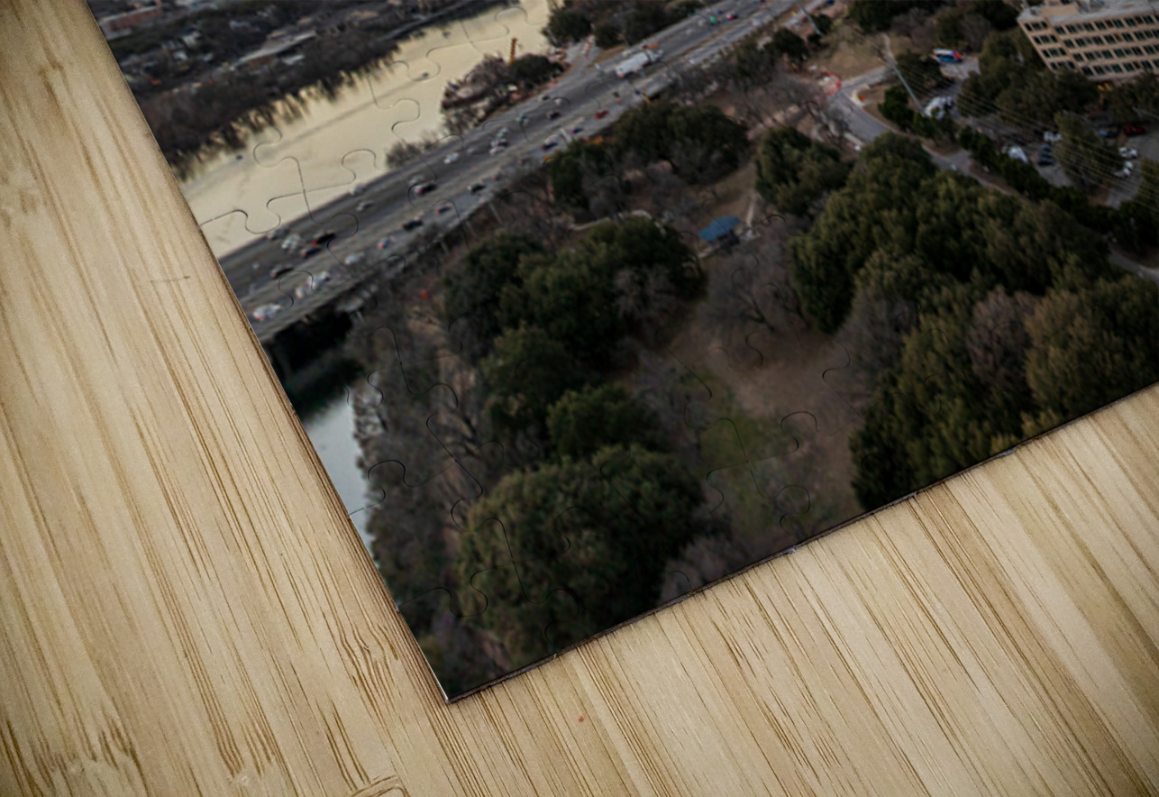 Aerial panorama Austin Texas downtown panorama Steve Heap Puzzle