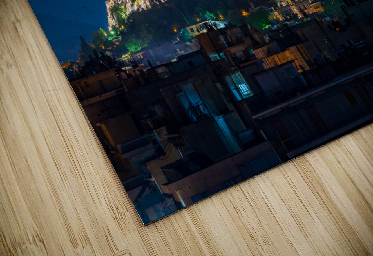 Acropolis hill rises above Athens apartments Steve Heap Puzzle