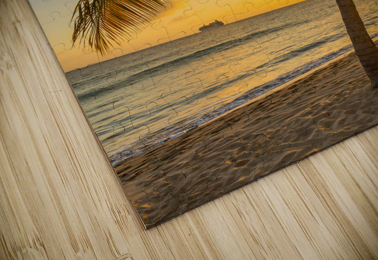 Cruise ship leaves St Thomas Steve Heap Puzzle