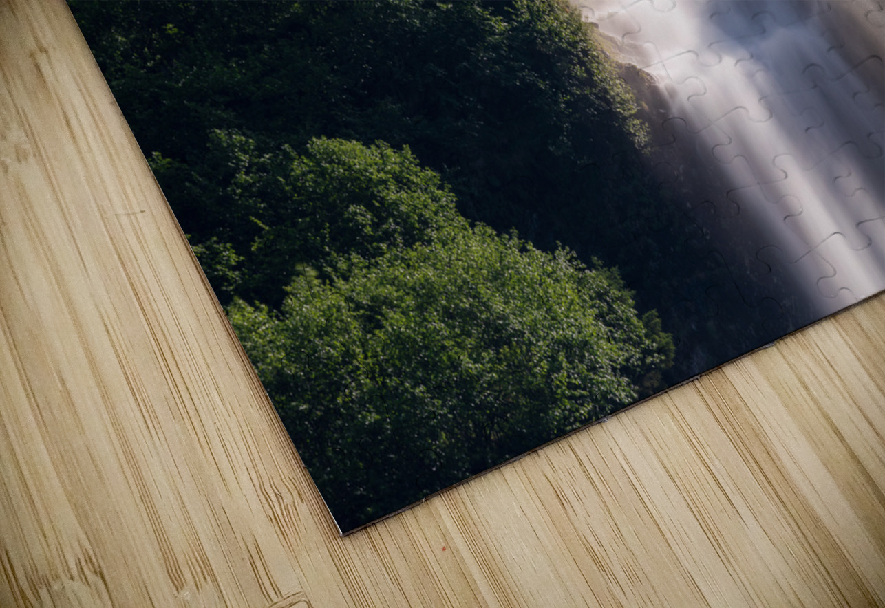 Dramatic waterfall of Bridal Veil Falls in Keystone Canyon Steve Heap Puzzle