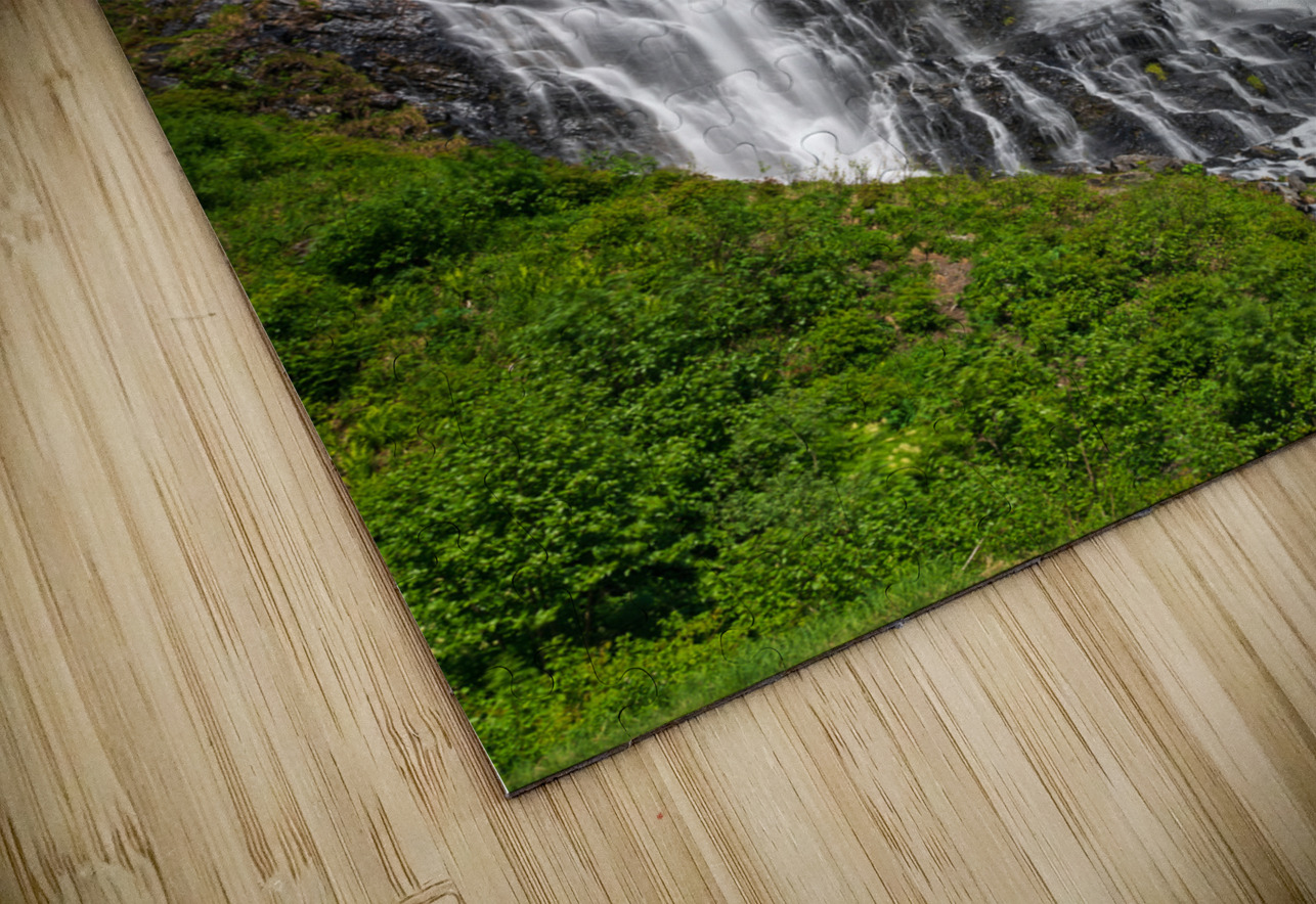 Dramatic waterfall of Horsetail Falls in Keystone Canyon Steve Heap Puzzle