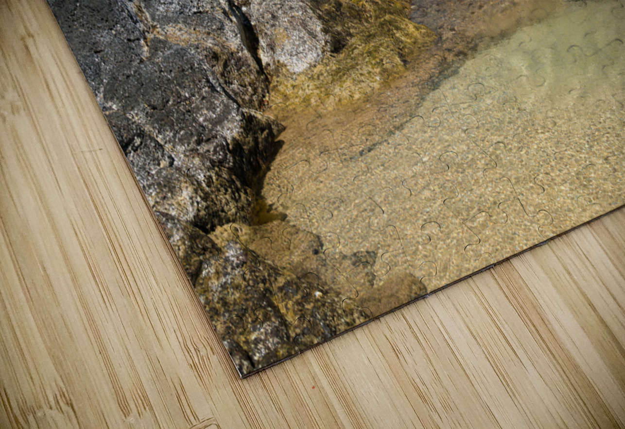 Lumahai Beach Kauai with waves flowing into pool Steve Heap Puzzle