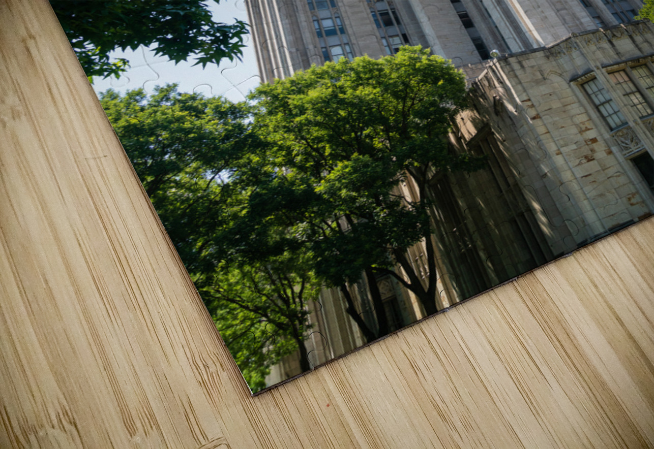 Cathedral of Learning building at the University of Pittsburgh HD Sublimation Metal print