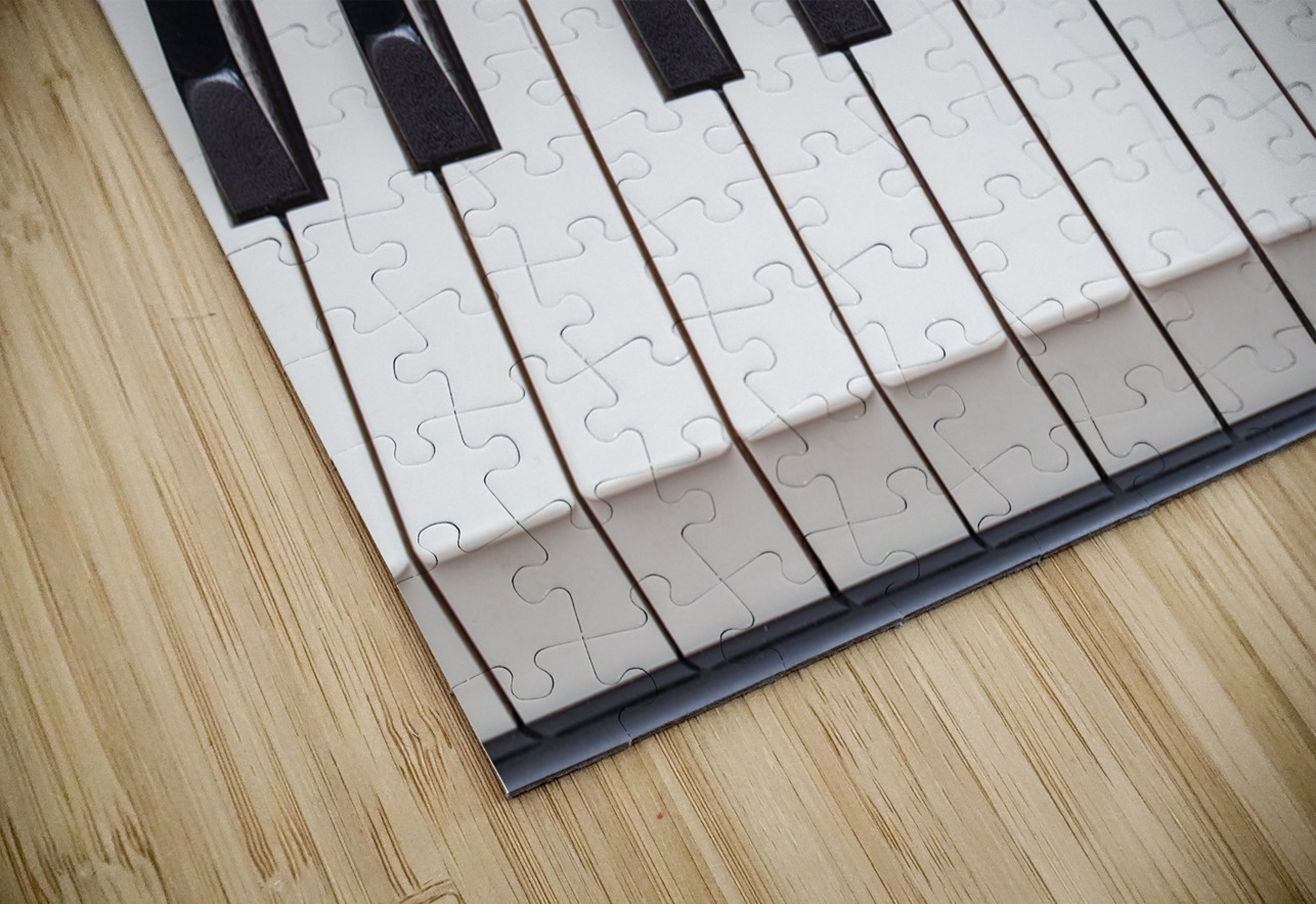 Close up of piano keys Steve Heap Puzzle