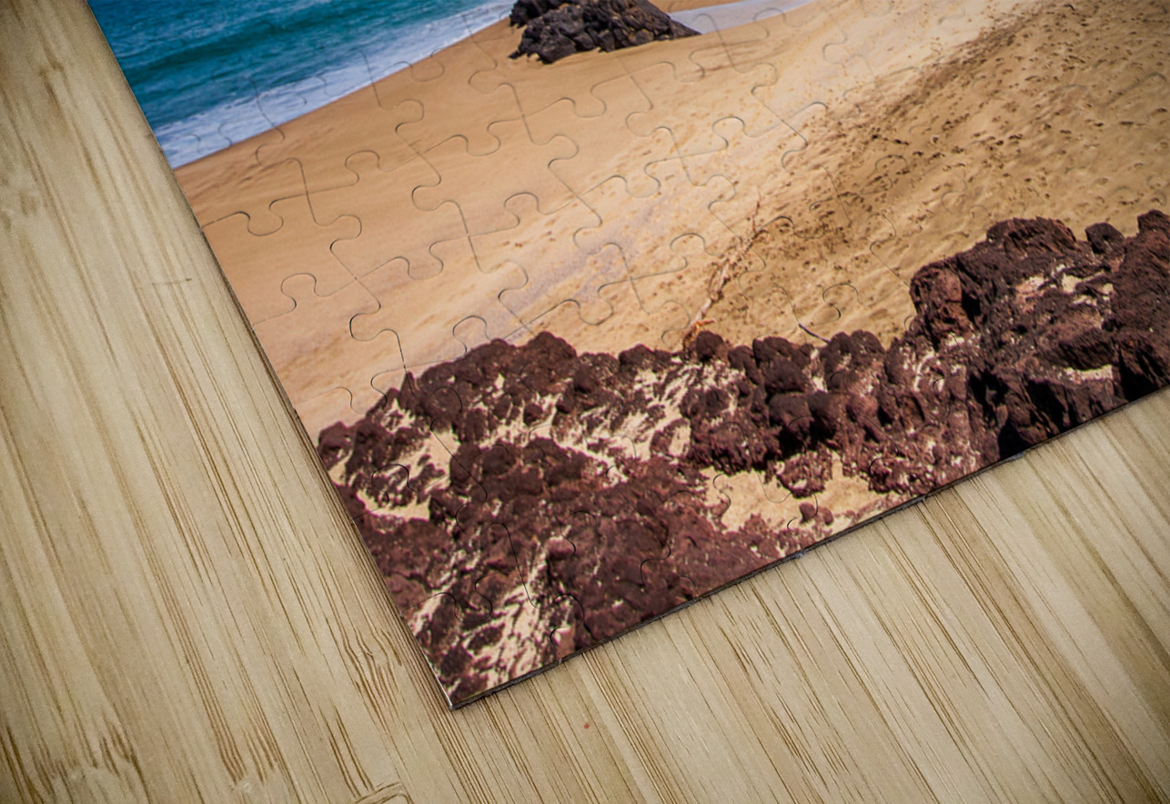 View towards Hanalei at Lumahai Steve Heap Puzzle