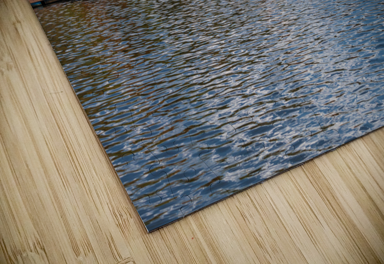 Marina and fall colors on Cheat Lake Morgantown Steve Heap Puzzle