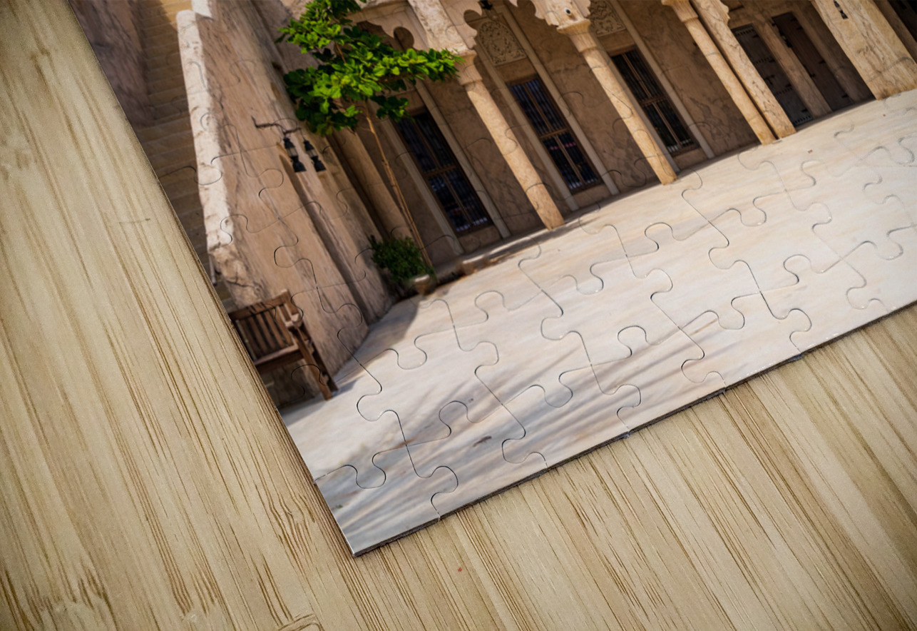 Traditional house in Al Shindagha district and museum in Dubai Steve Heap Puzzle