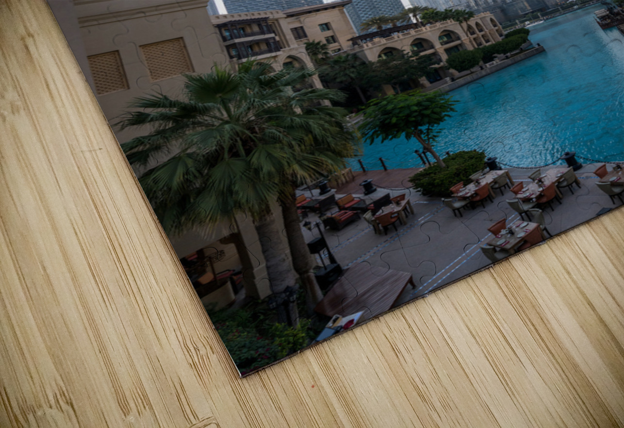 Restaurants and cafes of Dubai downtown business district Steve Heap Puzzle