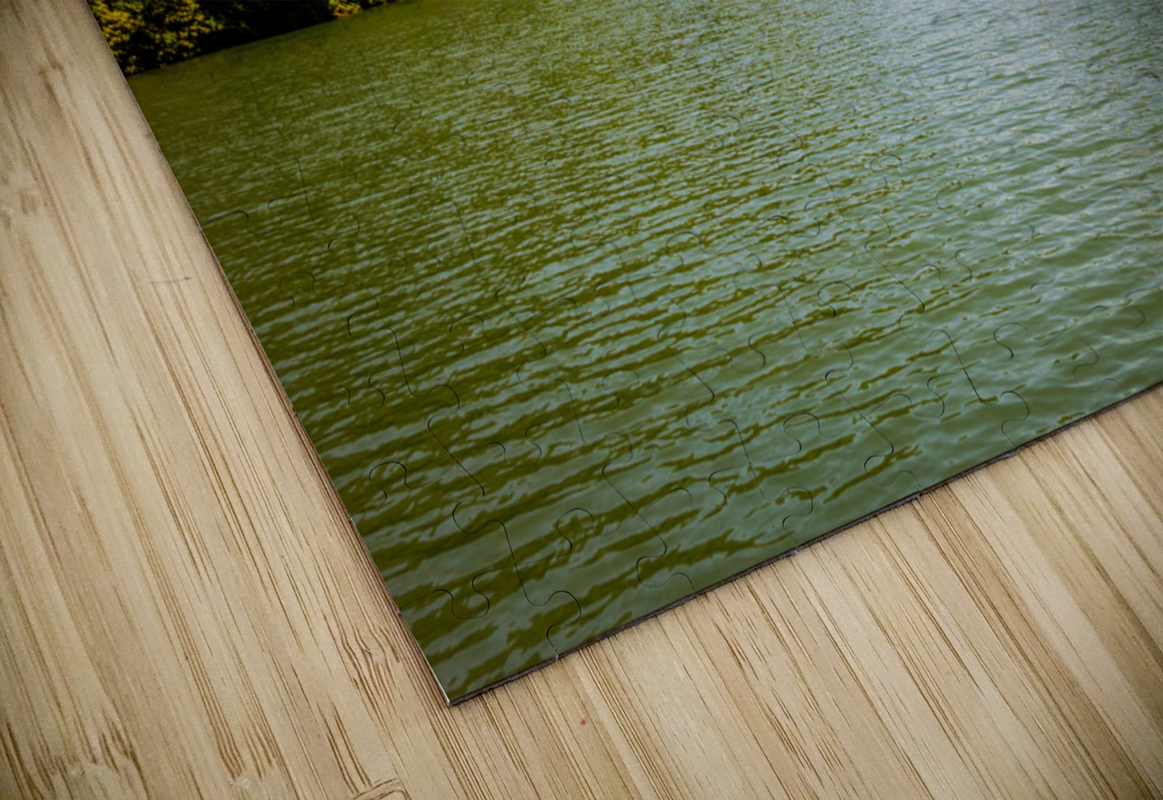 Calm view down Cheat Lake Morgantown Steve Heap Puzzle