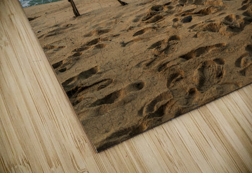 A driftwood greeting spells out a warm welcome with Aloha Kauai Steve Heap puzzle