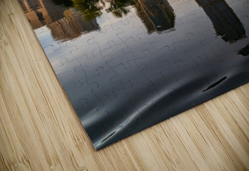 Austin Central Library with Jenga building Texas Steve Heap puzzle