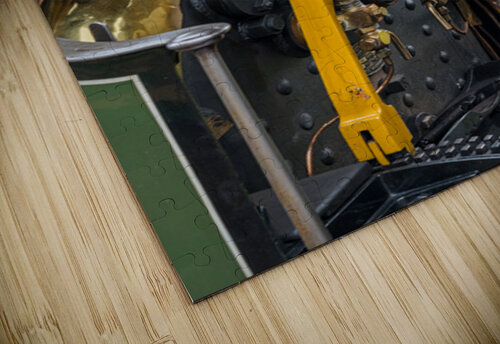 Detail of the driver cabin and controls on an old steam locomoti Steve Heap puzzle