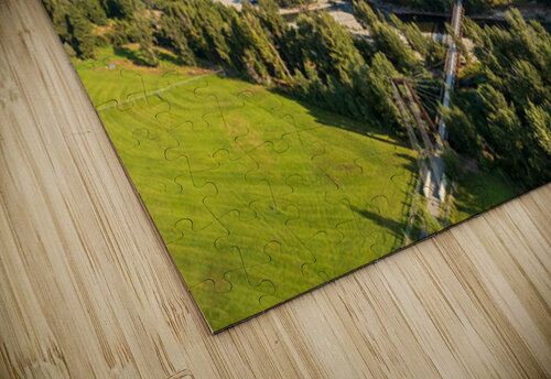 Aerial view of Winthrop on North Cascades Highway in Washington Steve Heap puzzle