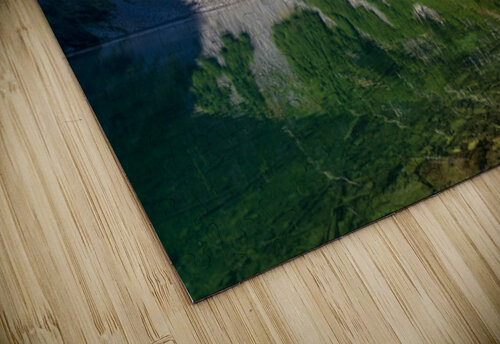 Mirror image reflection of Rainy Lake in North Cascades National Steve Heap puzzle