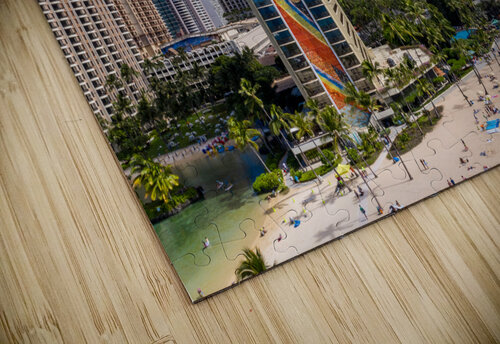 Hilton Hawaiian Village on the shore in Waikiki Hawaii Steve Heap puzzle