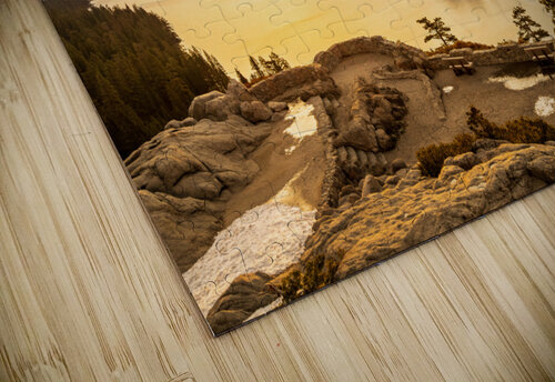 Sunrise over Emerald Bay on Lake Tahoe jigsaw puzzle