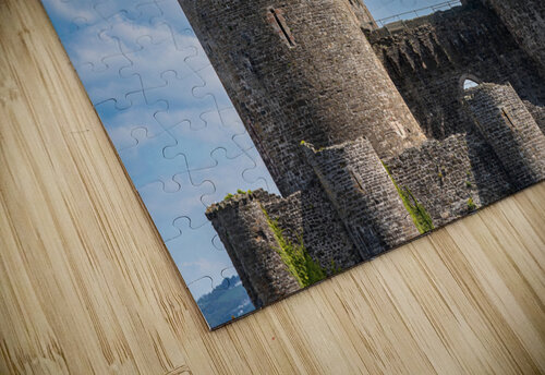 Flag flies over the historic Conwy castle in North Wales Steve Heap puzzle