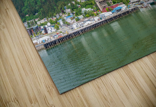 City of Juneau in Alaska seen from the water in the port Steve Heap puzzle