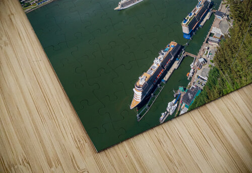 View from Mount Roberts down to port of Juneau Alaska Steve Heap puzzle