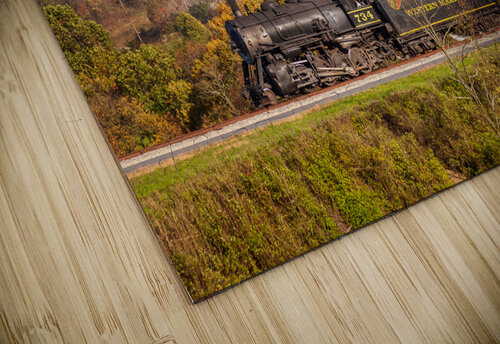 WMRR Steam train powers along railway jigsaw puzzle