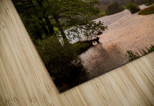 Sunset over Rydal Water in Lake District jigsaw puzzle