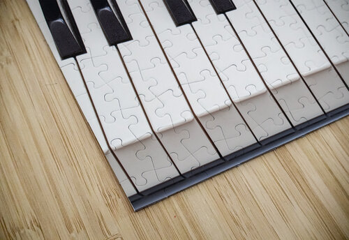 Close up of piano keys Steve Heap puzzle