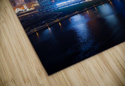 Offices and apartments of Dubai Business Bay with district behin Steve Heap puzzle