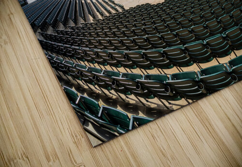 Fisheye lens view of Ruby Amphitheater in Morgantown WV Steve Heap puzzle