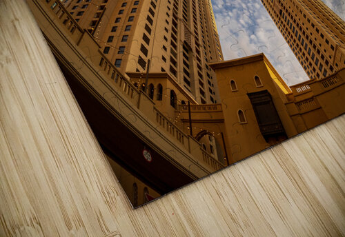 Overpowering view of hotels in JBR Beach area of Dubai Steve Heap puzzle